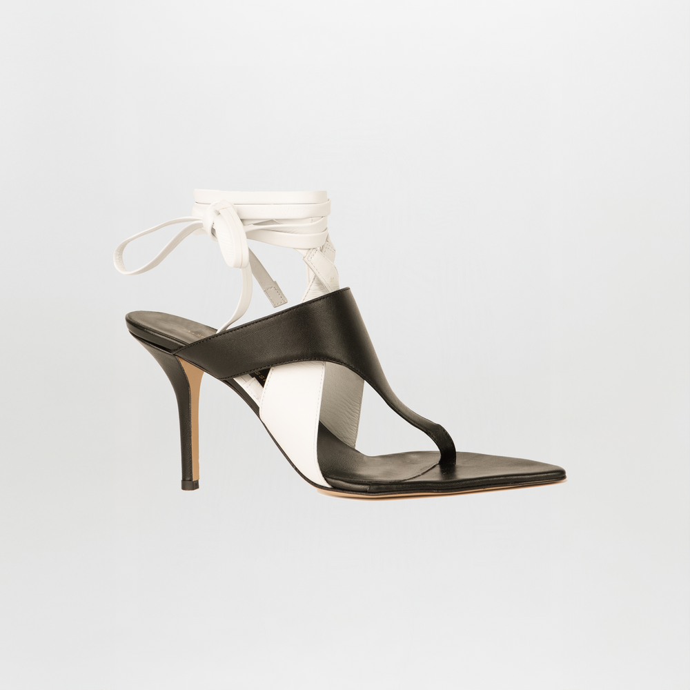 Domenico Heels Black/White