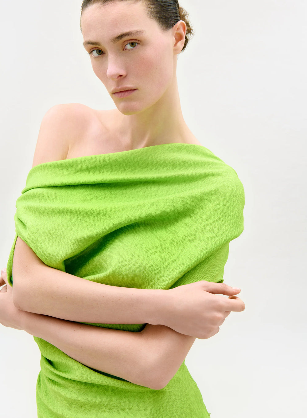 61___Buchi_Blouse___Bright_Green_DETAIL