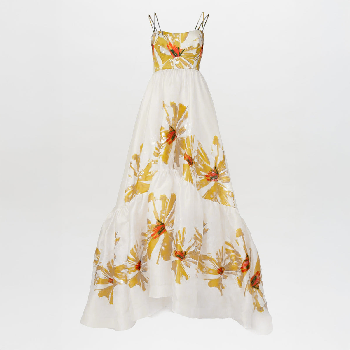 Silvia Tcherassi's Amira Dress Canary Floral