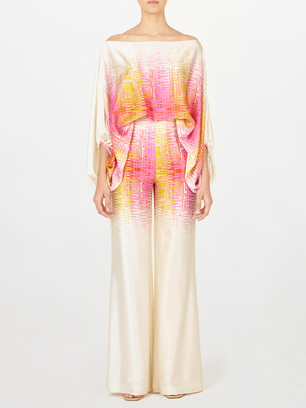 Silvia Tcherassi's Como Pant White Digital
