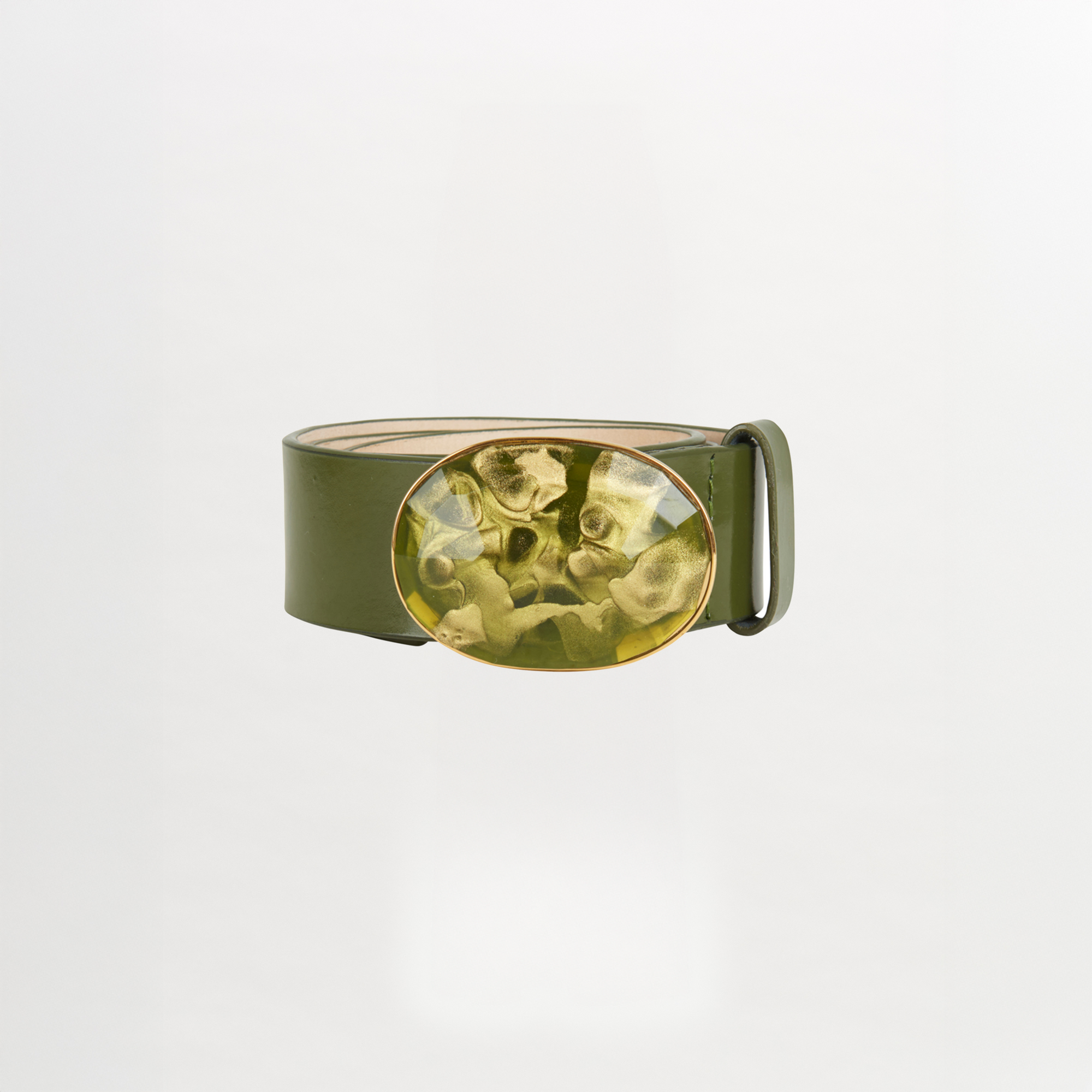 Silvia Tcherassi's Irene Belt Olive