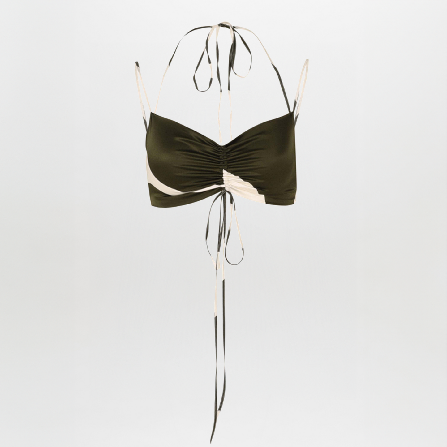 Kayla Top Green Abstract