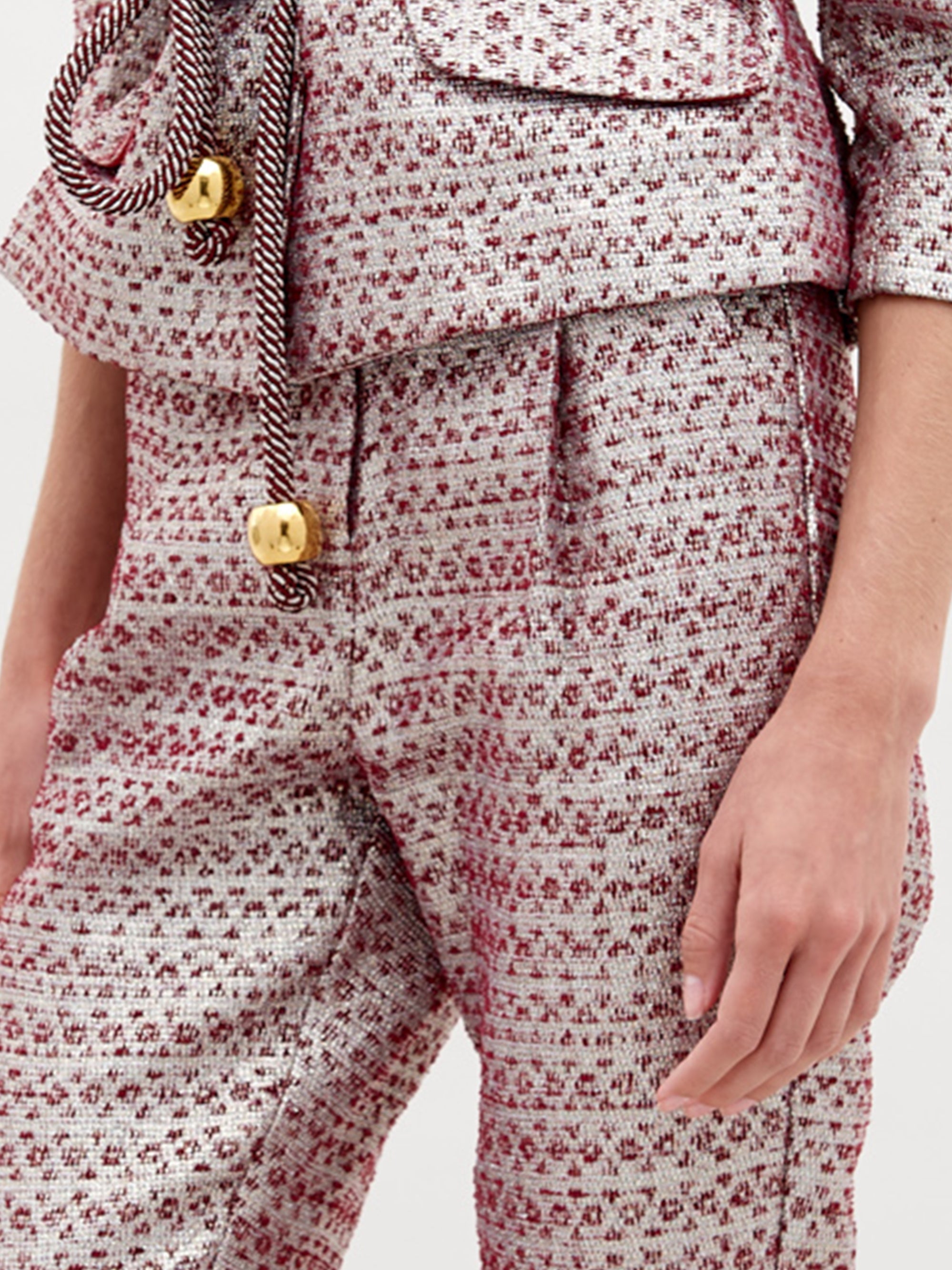 Silvia Tcherassi's Moad Pant Burgundy