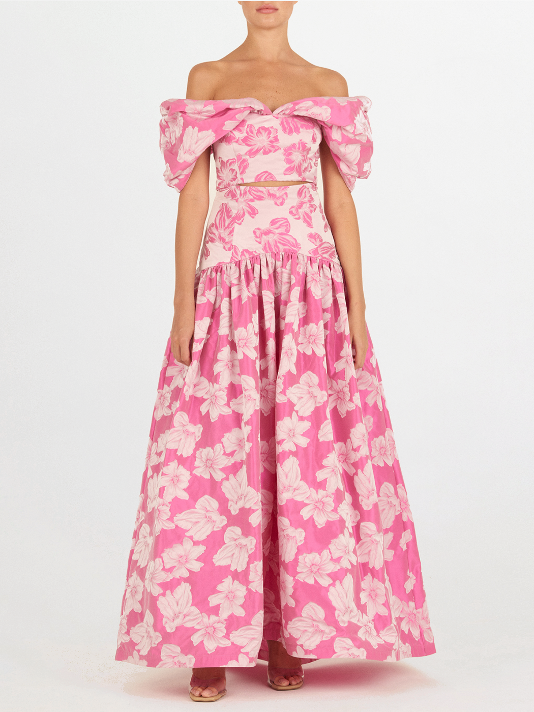 Silvia Tcherassi's Natasha Top Magenta Floral