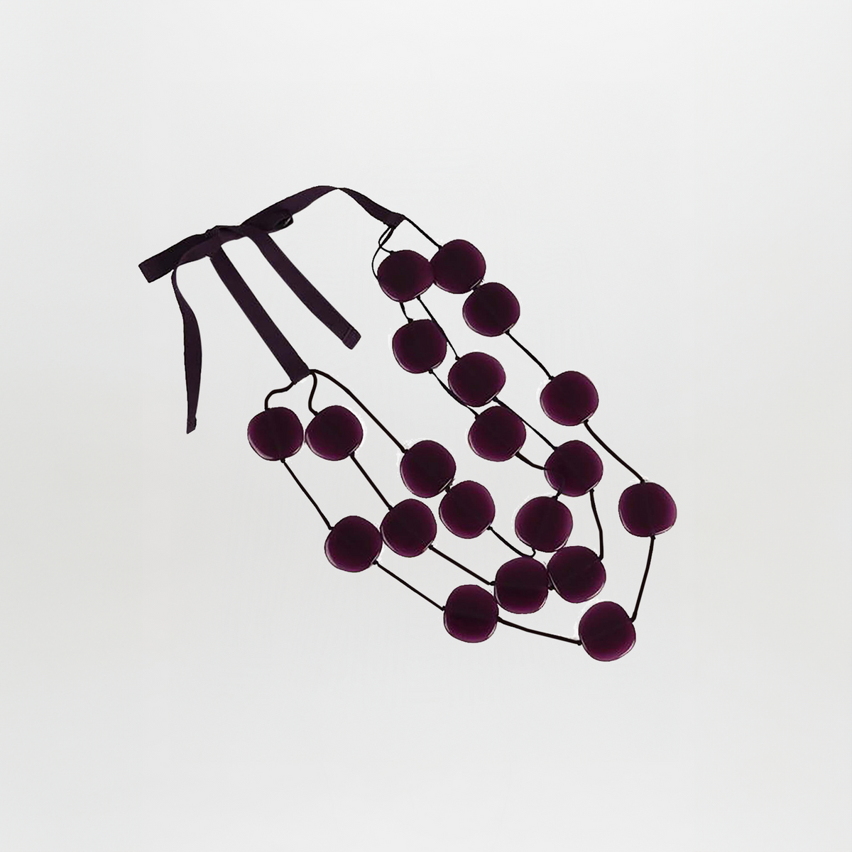 Silvia Tcherassi's Olivia Necklace Grape