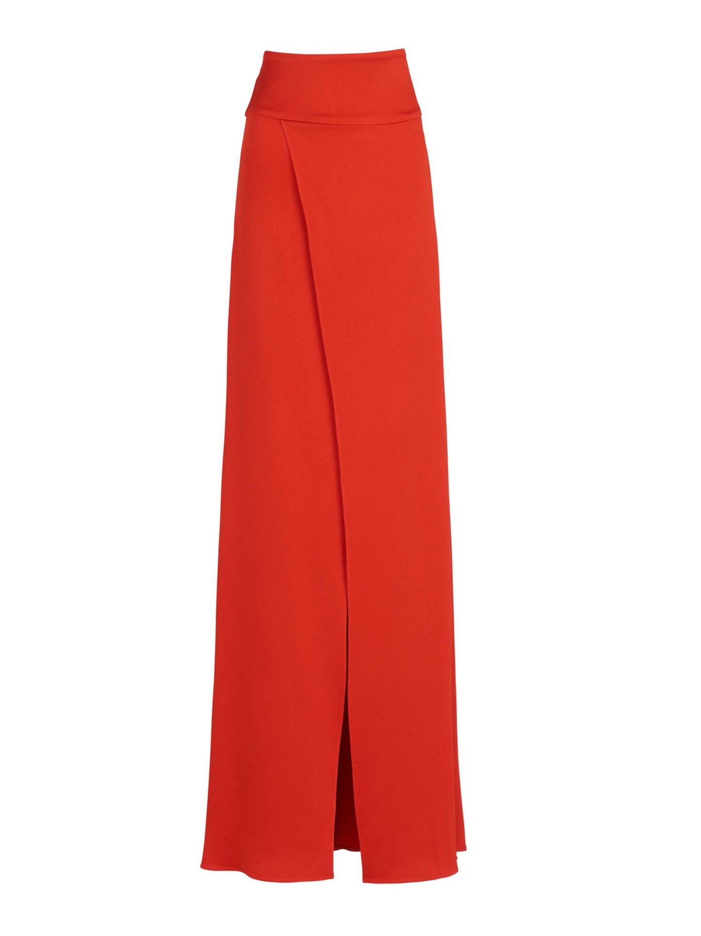 A glamorous Pinar Skirt Rouge with a side slit.