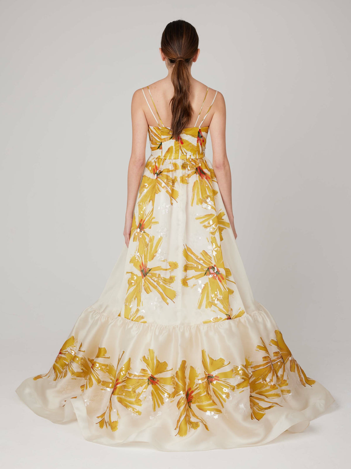 Silvia Tcherassi's Amira Dress Canary Floral