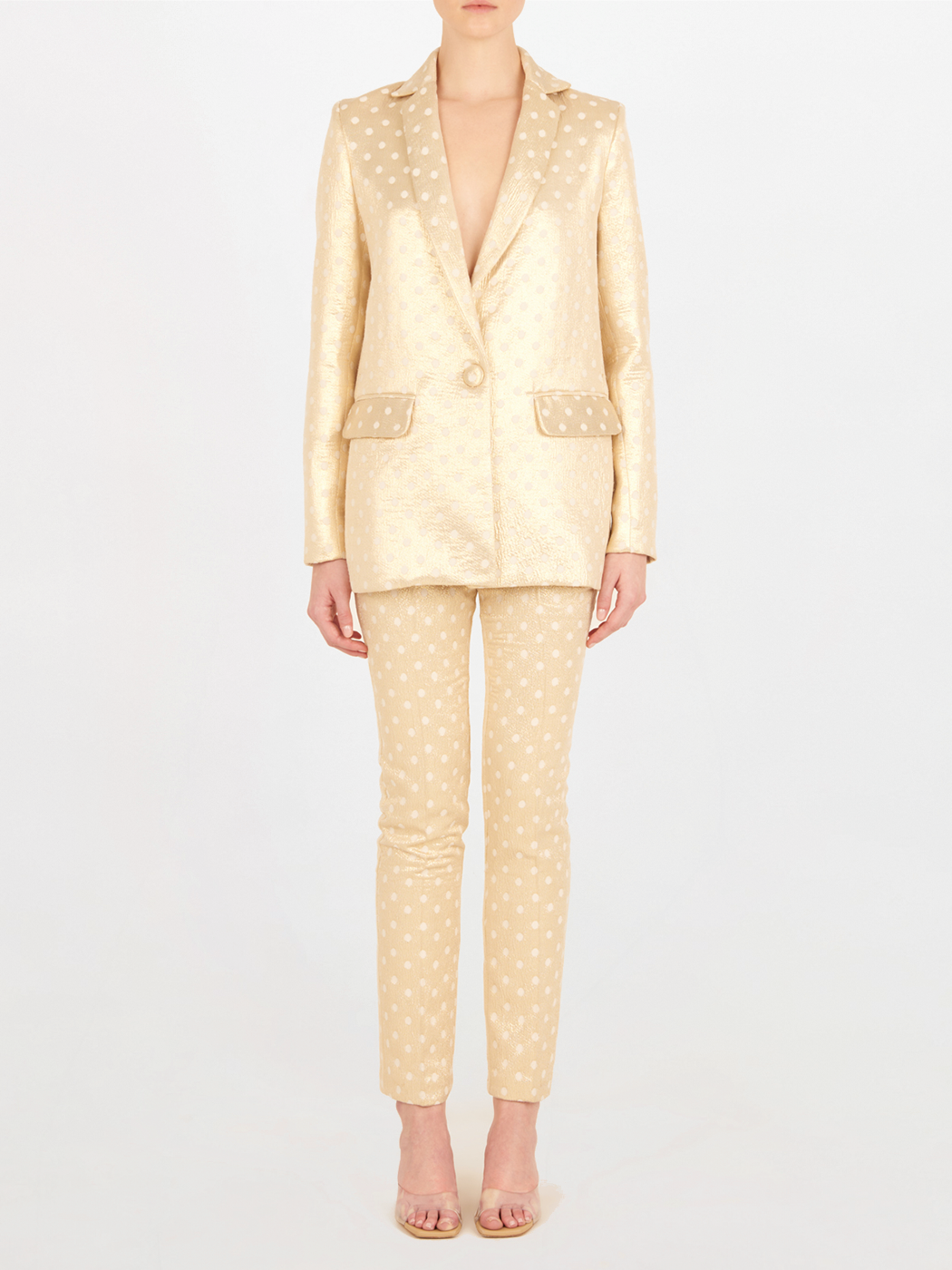 Silvia Tcherassi's Sube Blazer Gold Inverted