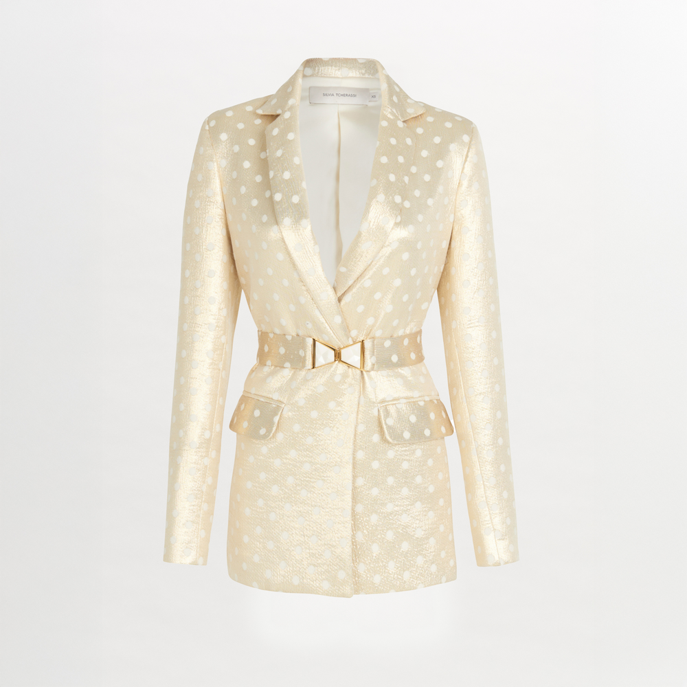 Silvia Tcherassi's Sube Blazer Gold Inverted