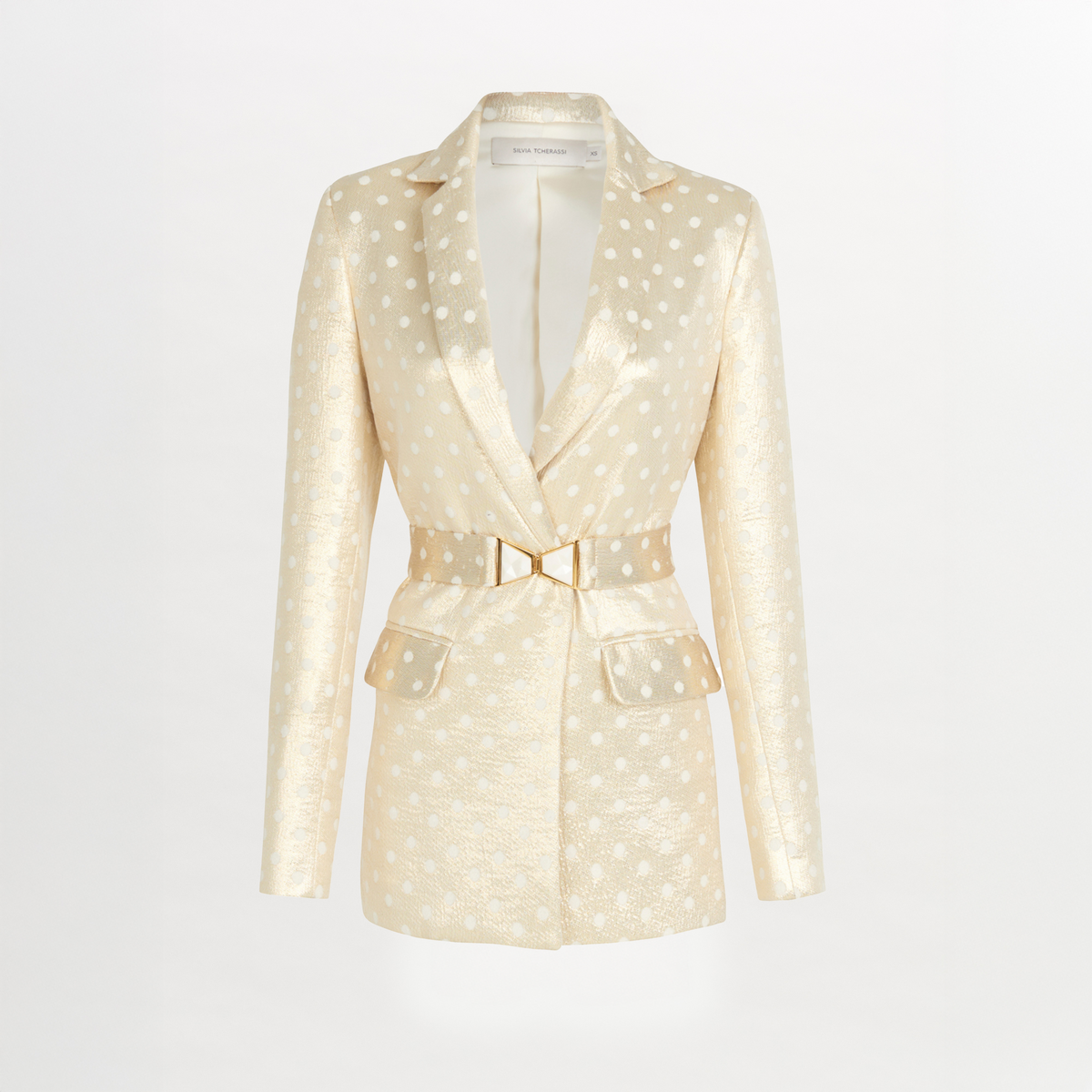 Silvia Tcherassi's Sube Blazer Gold Inverted