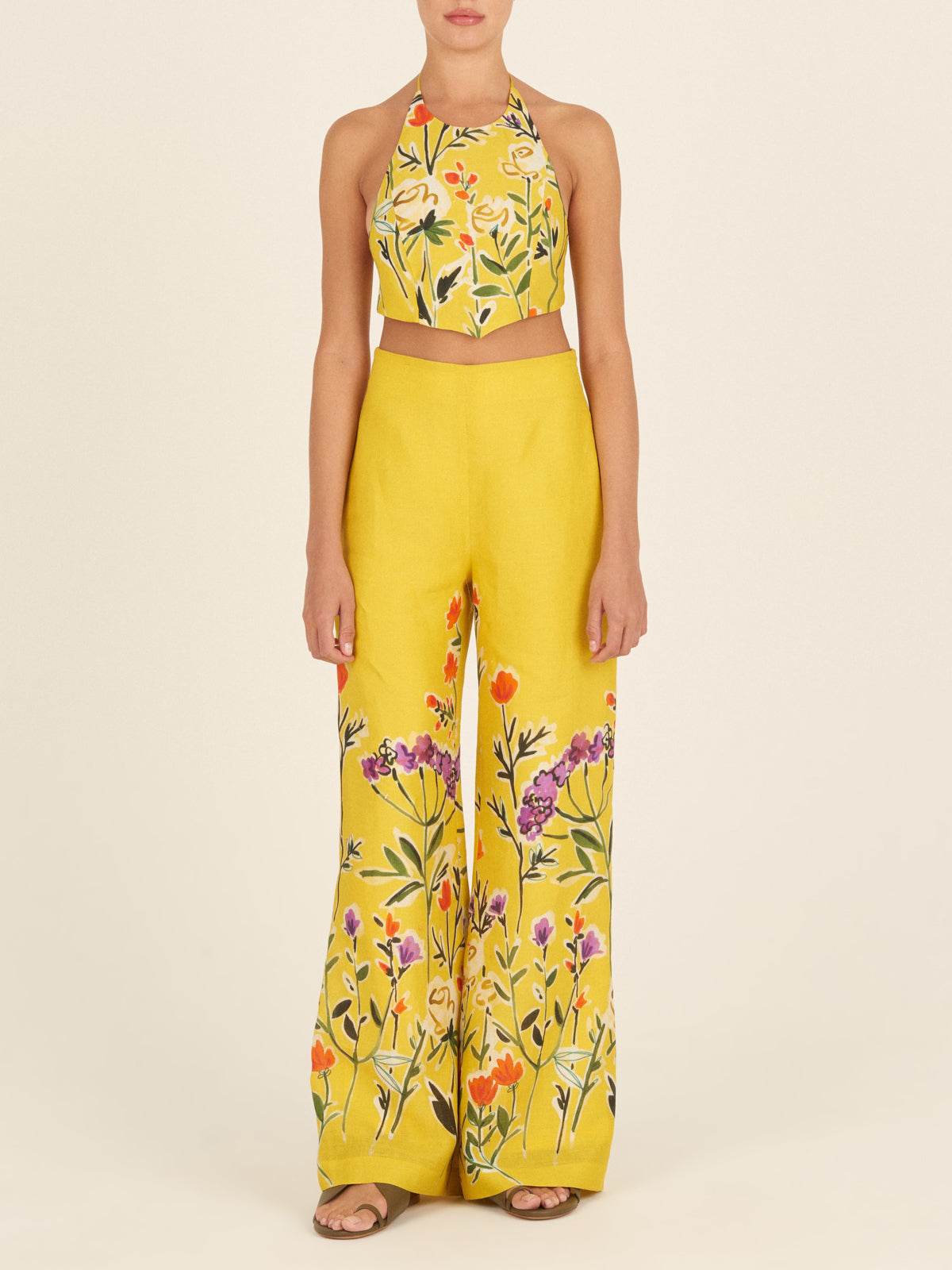 Silvia Tcherassi's Bruna Top Golden Wallflowers